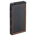 Waterproof Solar Power Bank with Dual USB - 10000mAh - Orange / Black