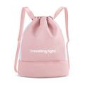 Waterproof Swim Backpack with Dry-Wet Separation for Beach - Pink