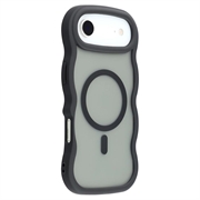 iPhone Air Wave-Edge Magnetic Hybrid Case - Black