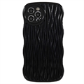 iPhone 12 Pro Wavy Edge Series TPU Case - Black