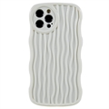 iPhone 12 Pro Wavy Edge Series TPU Case - White