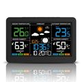 Weather Station with Danish Lanugage and Large Color Display - Black