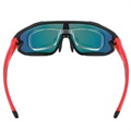 West Biking Unisex Polarized Sport Sunglasses - Red