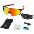 West Biking Unisex Polarized Sport Sunglasses - Red