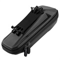 West Biking Bicycle Top Tube Bag with Phone Holder - 4"-6.5" - Black