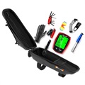 West Biking Bicycle Top Tube Bag with Phone Holder - 4"-6.5" - Black