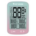 West Biking YP0702112 GPS Bike Computer / Wireless Speedometer - Pink