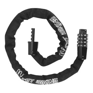 West Biking YP0705089 Anti-Theft 4-Digit Code Bike Lock - 0.65m