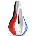 West Biking YP0801256 Memory Foam Bike Saddle Cover - Red / Blue / White