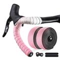 West Biking YP0804082 Anti-Slip Road Bike Handlebar Tape Set - Pink