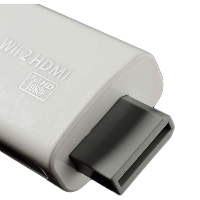 Autoutlet wii vers hdmi, adaptateur de conversion wii vers hdmi, avec câble  hdmi de 1 m la sortie audio-vidéo 3,5 mm wii2hdmi prend en charge 720 /