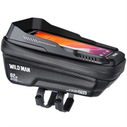 Wild Man XT2S Bike Phone Bag with Touchscreen Window - 4.7-6.7" - Black