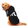 Winter Two Legs Sweater for Dogs - 5XL - Black