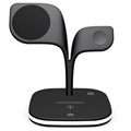 Wireless Charging Station / Night Light YM-UD22 - Black