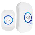 Wireless Doorbell with 280m Range, 32 Ringtones, 4 Volume Levels - White