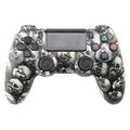 Wireless Game Controller with Vibration Function for PS4 - Skulls