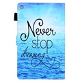 Samsung Galaxy Tab A7 Lite Wonder Series Folio Case - Never Stop Dreaming