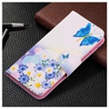 Wonder Series Google Pixel 6 Wallet Case - Blue Butterfly