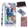 Wonder Series Huawei P Smart 2020 Wallet Case - Owl