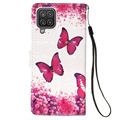 Wonder Series Samsung Galaxy A12 Wallet Case - Butterflies