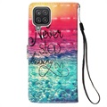 Wonder Series Samsung Galaxy A12 Wallet Case - Never Stop Dreaming