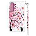 Wonder Series Samsung Galaxy S21 5G Wallet Case - Flowering Tree