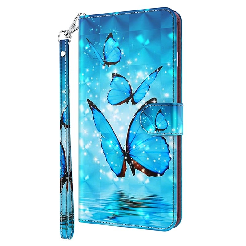 Wonder Series Wallet Case Samsung Galaxy S21 Ultra Blue Butterfly 22122020 02 p