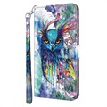 Wonder Series Samsung Galaxy S21 Ultra 5G Wallet Case - Owl