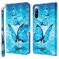 Wonder Series Sony Xperia 10 III, Xperia 10 III Lite Wallet Case - Blue Butterfly