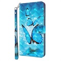 Wonder Series Sony Xperia 5 III Wallet Case - Blue Butterfly