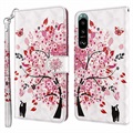 Wonder Series Sony Xperia 5 III Wallet Case - Flowering Tree