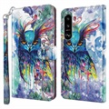 Wonder Series Sony Xperia 5 III Wallet Case - Owl