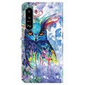 Wonder Series Sony Xperia 5 III Wallet Case - Owl