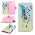 Huawei P Smart Wonder Series Wallet Case - Birds