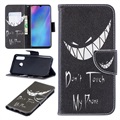 Wonder Series Huawei P30 Lite Wallet Case - Don't Touch