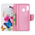 Wonder Series Samsung Galaxy A20e Wallet Case - Butterflies