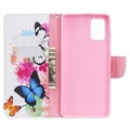 Wonder Series Samsung Galaxy A71 Wallet Case - Butterflies