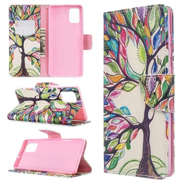 Wonder Series Samsung Galaxy A71 Wallet Case - Colorful Tree