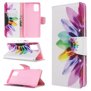 Wonder Series Samsung Galaxy A71 Wallet Case - Flower