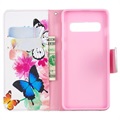 Wonder Series Samsung Galaxy S10 Wallet Case - Butterflies