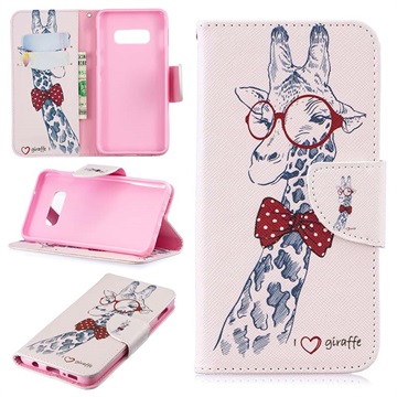 Wonder Series Samsung Galaxy S10e Wallet Case - Giraffe