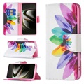 Wonder Series Samsung Galaxy S22 5G Wallet Case - Flower