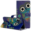 Wonder Series Sony Xperia 10 V Wallet Case - Owl