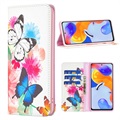 Wonder Series Xiaomi Redmi 10C Wallet Case - Butterflies