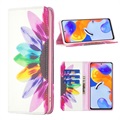 Wonder Series Xiaomi Redmi 10C Wallet Case - Flower