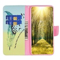 Wonder Series iPhone 14 Pro Wallet Case - Feathers