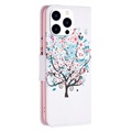 Wonder Series iPhone 14 Pro Wallet Case - Flowering Tree