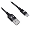 Wozinsky Data & Charging Cable - USB-A/MicroUSB - 1m (Open-Box Satisfactory) - Black