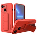 Wozinsky Kickstand iPhone 13 Silicone Case - Red