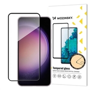 Samsung Galaxy S25 Wozinsky Super Tough Tempered Glass Screen Protector - 9H - Black Edge